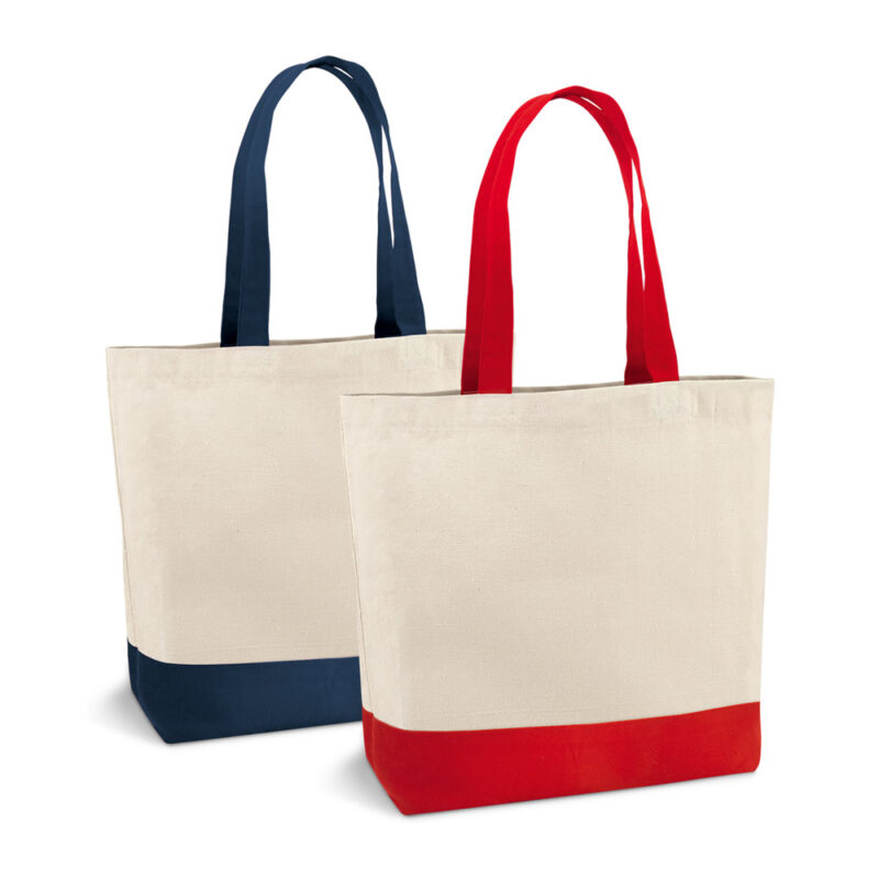 92822 Sacola 100% algodão canvas (280 g/m²) com bolso interior